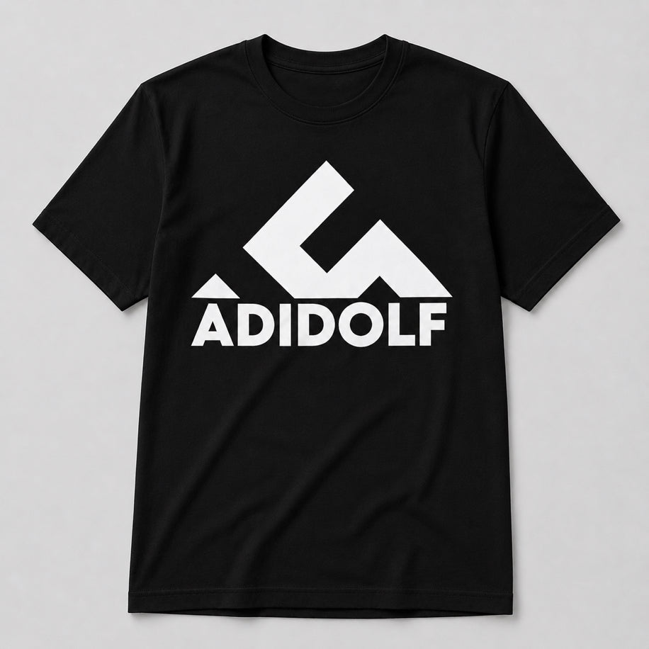 Adidolf Black Oversize T-Shirt
