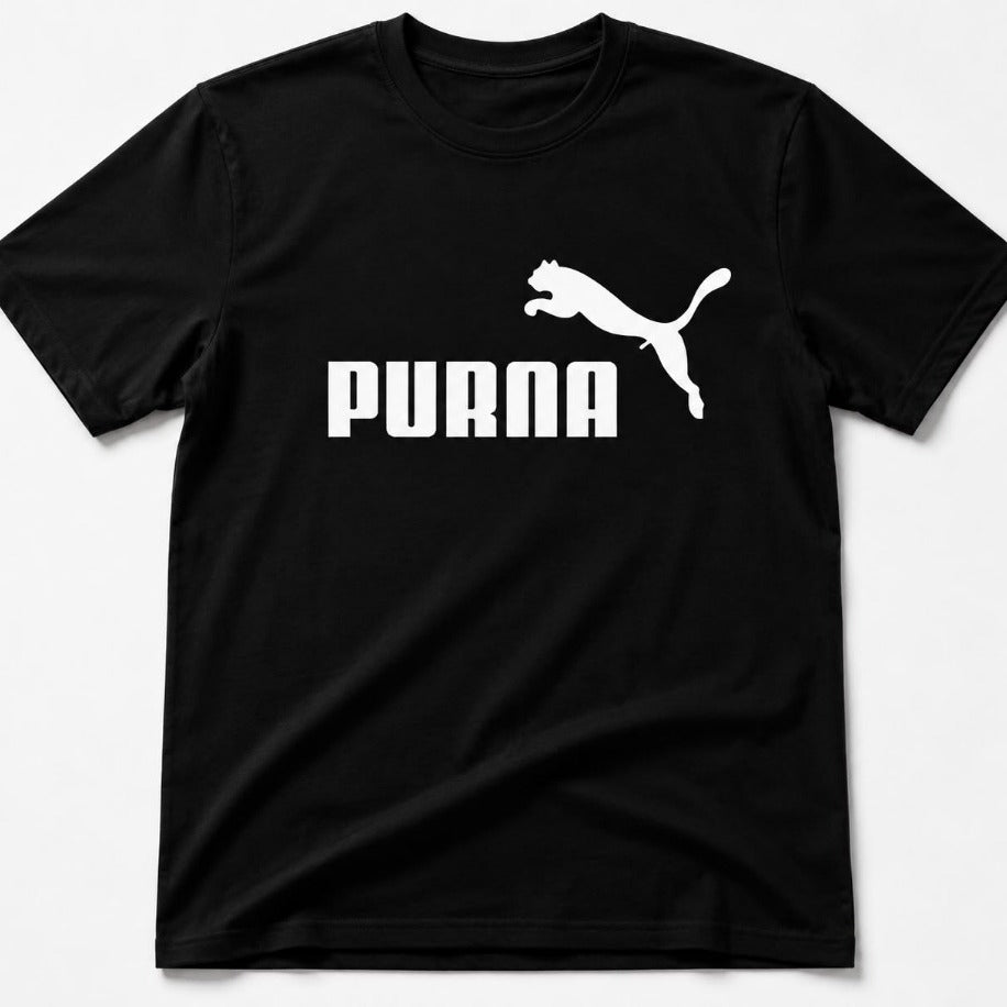 Purna Black Oversize T-Shirt
