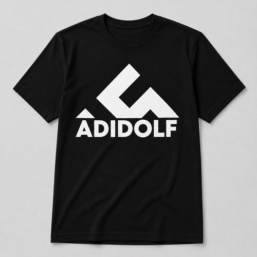 Adidolf Black Oversize T-Shirt
